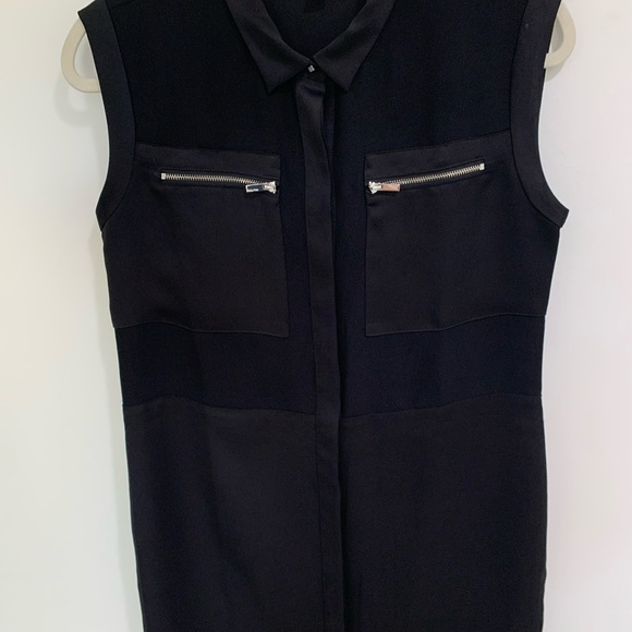 Like new ! Calvin Klein black mini shirt dress - Picture 8 of 14